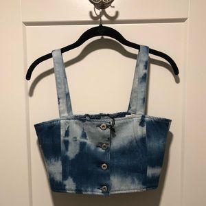 Levi’s Made & Crafted Denim Tie Dye Crop Top